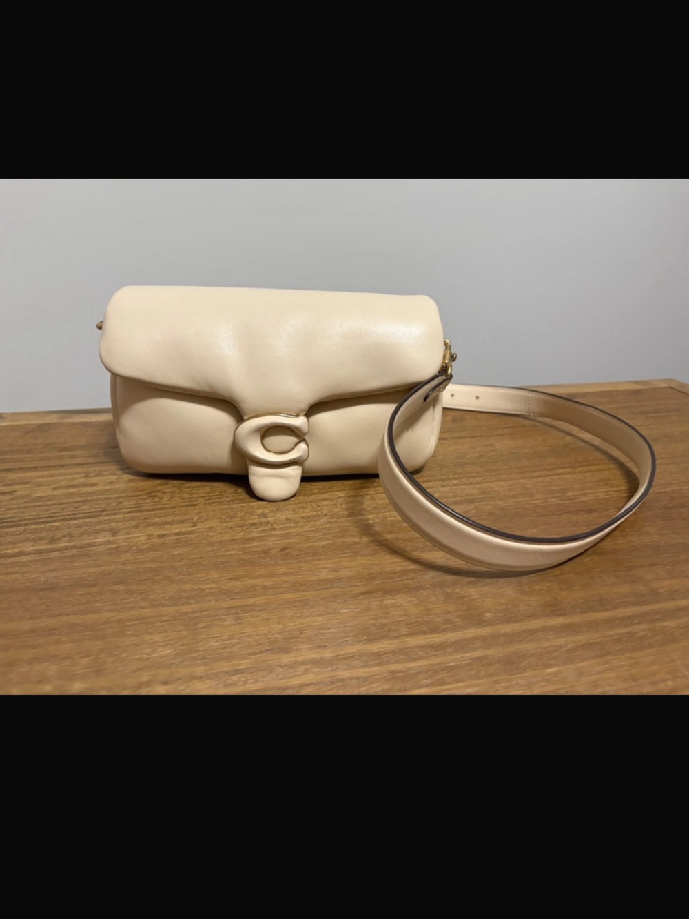 Coach Pillow Tabby 26 in Ivory